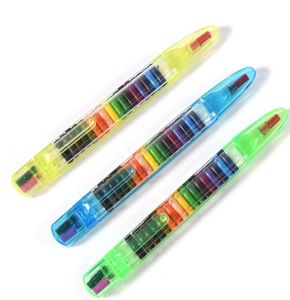 Schilderpennen 20Colors Crayon Student Tekening kleurpotlood Multicolor Art Kawaii For Kids Gift School Stationery Supplies GC685577210