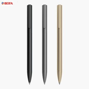 Painting Pens BEIFA Metal Gel ink Pen Mijia Sign 05MM PREMEC Smooth Switzerland Refill Black Ink Japan Office Business School 230428