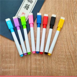 Peinture de stylos multicolore créatif avec publicité effracable brossable imprimement petit marqueur blanc en gros en gros