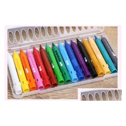 Stylos de peinture en gros 16 couleurs crayons visage épissage structure peinture crayon corps de Noël stylo bâton pour enfants fête goutte Deli Dhwzp