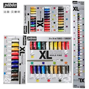 Suministros de pintura Pebeo XL Studio 40302010 Colores 20ML Tubo de alta capacidad Conjuntos de pintura al óleo Profesional para artista Dibujo Arte en color 230927