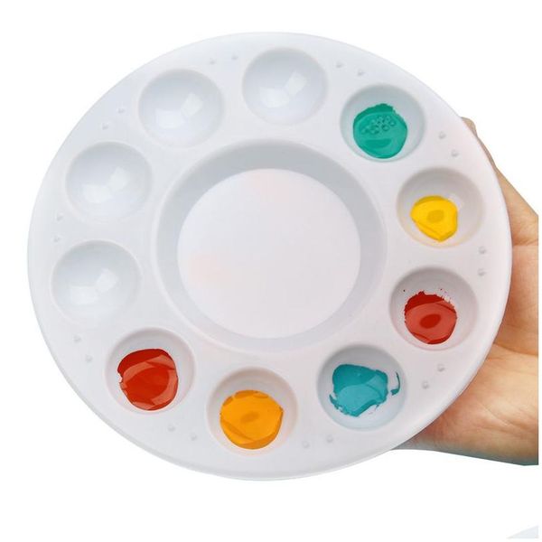 Fournitures De Peinture Palettes De Plateaux De Peinture En Plastique Pour Les Enfants Étudiants À Peintures Sur Un Projet Scolaire Ou Un Artisanat De Classe D'art Xbjk2207 Drop Deliver Dhmon