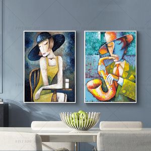 Schilderijen 100% handgemaakt olieverfschilderij Picasso beroemd schilderij canvas kunst aan de muur foto voor woonkamer decoratie abstract home decor 230914