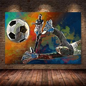 schilderijen abstracte kunst voetbal basketbal honkbal aquarel canvas foto's huisdecoratie in de woonkamer slaapkamer cuadros 231009