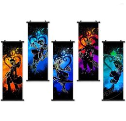 Schilderijen op canvas Anime Hangend schilderij Abstract Wall Art Home Decor Poster HD Prints Modulaire Kingdom Hearts Foto's Game Thema 7866179