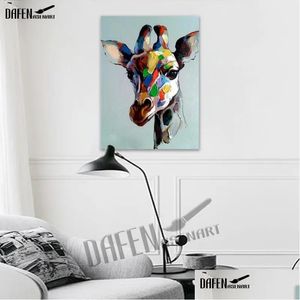 Schilderijen Cool Motorcycle Brothers Modern Canvas Schilderij 100% Handgeschilderd Olie Hond Paqinting Cartoon Animal Wall Art Home Drop Deliv Dhkre