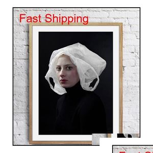 Pinturas Hendrik Kerstens P Ographs Su hija Art Poster Wall Decor Pictures Print Unframe 16 24 36 47 pulgadas Bgcyg Drop Deliver Otocb