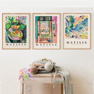 Peintures Henri Matisse Rétro Affiches Et Gravures Abstrait Paysage Mur Art Vintage Toile Peinture Photos Pour Salon Décor À La Maison 230808