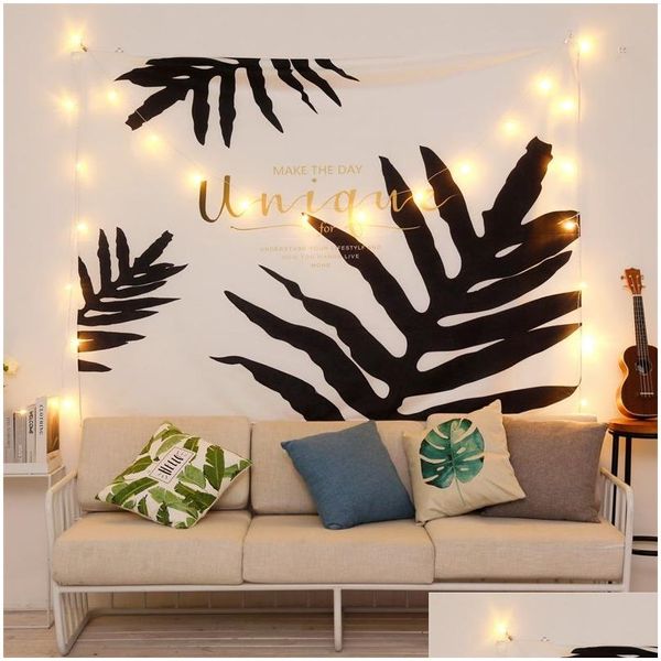 Pinturas Tapiz para el hogar Pinturas Lienzo en blanco y negro Colgante para el hogar Sala de estar y dormitorio Tela decorativa Imágenes artísticas de pared Dr Dh2Em