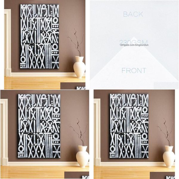 Peintures Oil Art Decor Retna Untitled III Belle peinture pour le mur Picture No Frame Affiches et imprimés Y2001024635434 Drop Livrot Hom Dhrhj