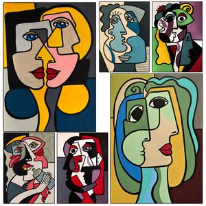 Schilderijen PICASSO Abstract Art Classic Posters en Print Pictures Vintage Room Decor Canvas Painting Wall voor Home Unframed 230815