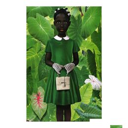 Peintures Ruud Van Empel debout dans la peinture verte affiche impression décor à la maison encadré ou non encadré matériel poper1543649 livraison directe Dh7Tz