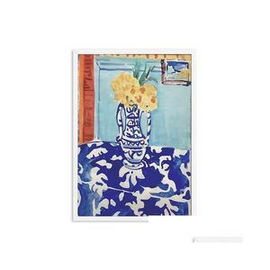 Peintures Vintage abstrait paysage affiches et impressions mur art toile peinture photos salon décoration de la maison Henri Matisse Wo Dhhkg