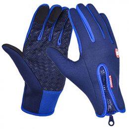 Paar Unisex Full Finger Touch Screen Warm-Houding Ski Handschoenen Handkleding Voor het rijden Geschikt voor fietsen, skiën en montage, enz