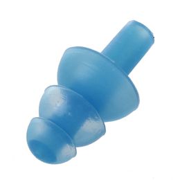 Combineer zwemmen duik flexibele siliconen oorplugs oordopblauw #8