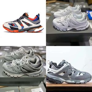 Paren Designer Boots Track 3.0 Trainer Dames Sneaker veter gemengde kleuren Fashion Dad Shoe Outdoor Sports Casual platform Schoenen Maat 36-45 S