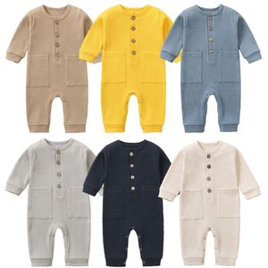 Pyjamas 100% Coton Vêtements de Nuit Bébé Barboteuse Dormeuse née Pyjama Garçon Footies Fille One-pieces 0-12 Mois Pyjamas Printemps Été Automne 230511