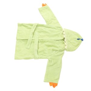 Pyjamas animaux enfants peignoir pur coton dinosaure style maison jaune vert taille S vêtements de loisirs chemise de nuit enfants robes 231121