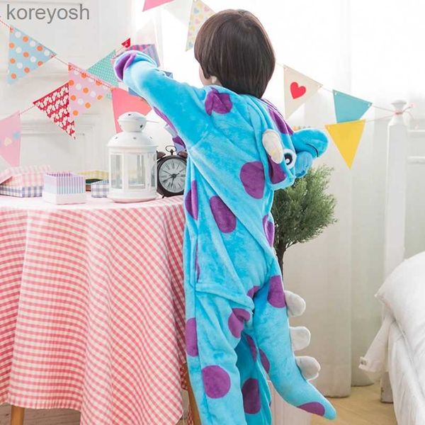 Pyjamas Anime monstre Cosplay Costume enfants Kigurumis garçon fille sommeil Costume Halloween Festival fête animaux OnesiesL231109