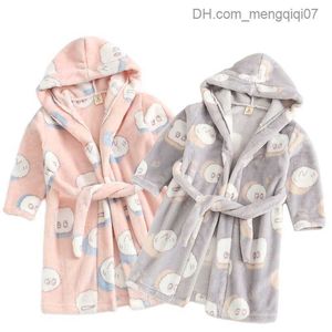 Pyjama's herfst babyjongens en meisjes kleding cartoon capoon haped badkamer voor kinderdouche handdoeken schattige winter kinderkleding pyjama's z230818