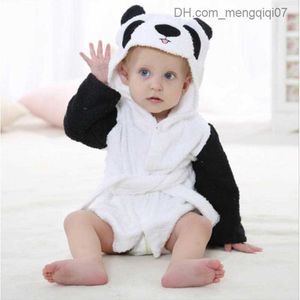 Pyjamas Baby Bathtub Children's Pyjama's Panda Bath handdoeken Baby Huiskleding Boy Girls Hoodies Strandhanddoeken Z230818