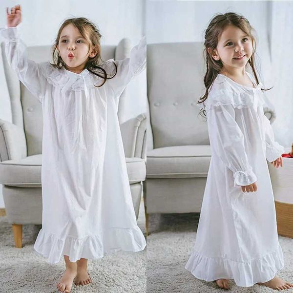 Pyjamas bébé fille vêtements princesse oiseau de nuit à manches longues pyjamas robe de Noël pyjamas 3-12 ansl2405