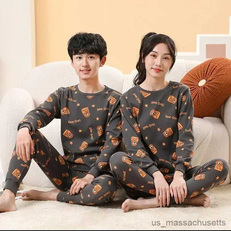 Pyjamas Grands garçons Pyjamas hiver à manches longues vêtements pour enfants vêtements de nuit adolescents pyjama coton pyjamas ensembles pour enfants 10 12 14 16 ans