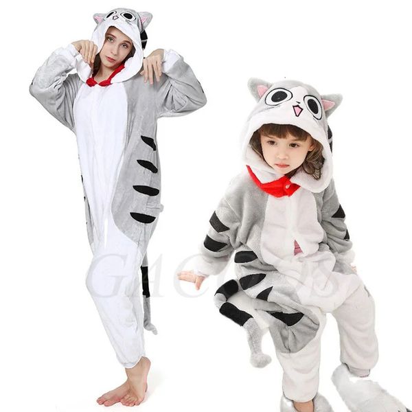 Pyjamas Garçons et Filles Kigurumi Pyjama Ensemble Panda Licorne Convient aux Femmes Pijimas Chat Onesie Adulte Animal Hiver Chaud Enfants 231122