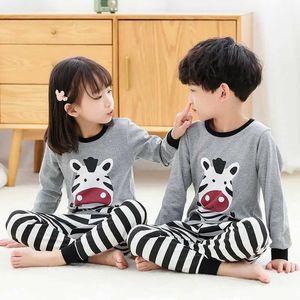 Pyjamas garçons et filles pyjamas hiver sous-vêtements chauds de sous-vêtements pour enfants pyjamas pyjama chaud pyjama 2 4 5 6 8 10 12 14 ans oldl2405