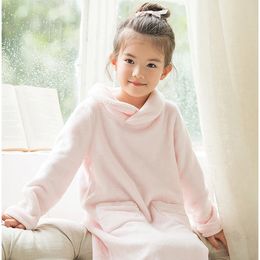 Pyjamas Robe Lolita pour Enfants Fille Flanelle Princesse Chemises de Nuit Vintage Col Rabattu Chemises de Nuit. Chemise de Nuit pour Enfant en Bas Âge Loungewear 231129