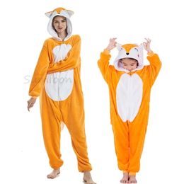 Pyjamas enfants enfants bébé Animal renard salopette combinaison Onesie Panda Pyjama vêtements de nuit filles Pyjama Pijamas 231127