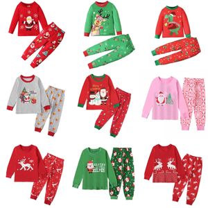 Pyjama's Kerstkledingsets voor kinderen Peuterbabypyjama's Kledingsets Kersttopjes en -broekenset voor kinderen Comfortabele pakken voor kinderen 231031