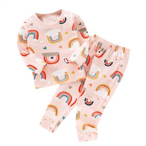 Pyjamas Enfants Set Baby Boys à manches longues Suit de nuit pour enfants Coton Sous-vêtements Toppants 2PCS PAJAMA Set Vêtements 230601