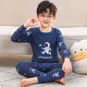 Pyjamas Childrens Pyjamas Boys Totoro Cotton Clothing Pants Set Cartoon Pyjamas Childrens Pyjamas Childrens Pajamas WX5.21