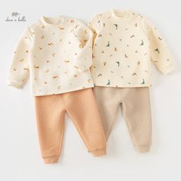 Pyjamas Dave Bella fille garçon enfants pyjamas ensemble automne hiver vêtements de nuit mode décontracté confortable deux pièces DB4238265 231129