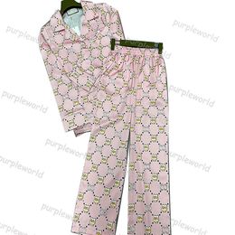 Pyjamas filles dessin animé Jacquard Design pyjamas ensemble maison porter décontracté mode soie à manches longues pantalon deux pièces ensemble
