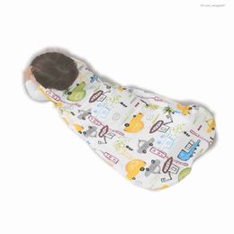 Pijama feliz flauta nueva 10-20 3 tamaño tela de algodón ultra suave unisex swaddle cremallera camiseta de tanque diseño de patada para niños saco de dormir para bebé z230811