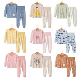 Pyjama's kinderen jongens slaapkleding babymeisje winter katoen sets kinderen huiskleding voor jongens pyjama's nachtkleding 2 6t peuter kleren 220922