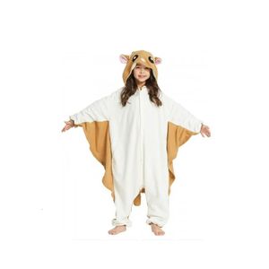 Pyjamas enfants drôle dessin animé Cosplay Onesie bébé Animal Halloween pyjamas garçons filles mignon écureuil volant Kigurumi 231115