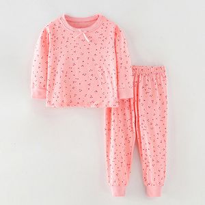 Pyjamas Little maven bébé filles pyjamas automne coton licorne vêtements ensembles confort pour vêtements de nuit costume enfants 2 à 7 ans 230306