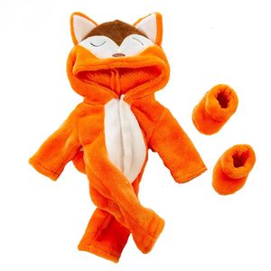 Pijamas Onesie Bebé Niños Pijama Niños Cosplay Pijamas Ropa de dormir Halloween Fox disfraz mono 231120