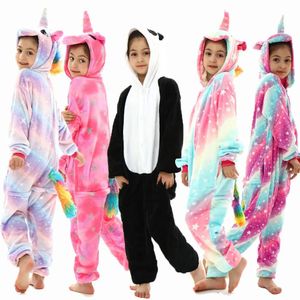 Pyjama's Pyjama's Winter Flanel Zacht Warm Spider Kigurumi Pyjama's Met Capuchon Dieren Cartoon Jongens Pyjama's Onesie Pijamas voor Meisjes Kinderen Slaapkleding