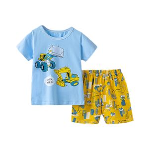 Pyjamas SAILEROAD enfants pelle Pyjamas pour garçons été coton Pyjamas ensemble enfants Pijama à manches courtes vêtements de maison vêtements de nuit costumes 230509