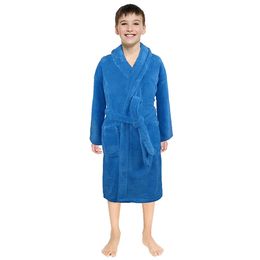 Pyjamas TELOTUNY enfants garçons filles solide flanelle peignoirs serviette robe de nuit pyjamas hiver chaud confort vêtements de nuit enfants maison vêtements 231031