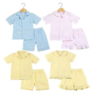 Pyjamas Enfant En Bas Âge Enfants Match Bébé Garçons Filles De Noël Pyjamas Enfants Vêtements Solide Mignon Rouge Velours PJS Famille Ensemble 230331