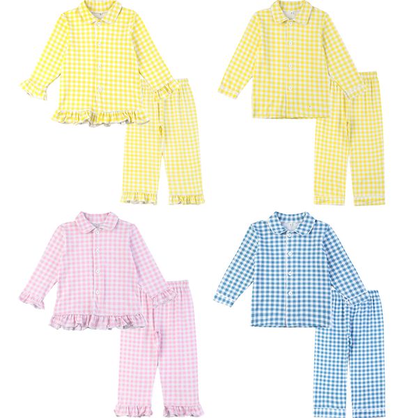 Pijamas al por mayor para bebés, niños, niños y niñas, pijamas para hermanos, familia a juego, niños, rojo, Navidad, terciopelo, PJS 230331