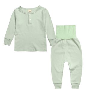 Pyjamas winter pyjama's kinderen katoen kinderen pyjama's babymeisje kleren huis kleding pijama hoge taille kinderen gewaden jongens slaapkleding wua8831 230310