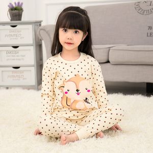 Pyjamas Ensemble de pyjama jaune Vêtements de dessin animé Enfant en bas âge Filles Pyjama Coton Enfants Vêtements Casual Vêtements de nuit pour enfants Adolescent Homewear Tenues 230509