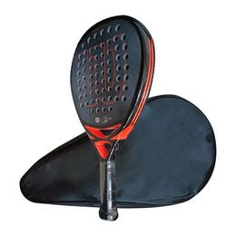 Pala Padel Paddle Tennis Racket Face Soft Fibre carbone Soft Eva Face Sports Racquet Outdoors Equipement 240323