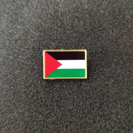 Broche da bandeira da Palestina para mulheres e homens arte vintage lapela bandeira nacional da Palestina alfinete camisa bolsa acessório emblema acrílico bugigangas patrióticas liga de zinco 2,5 * 1,5 cm